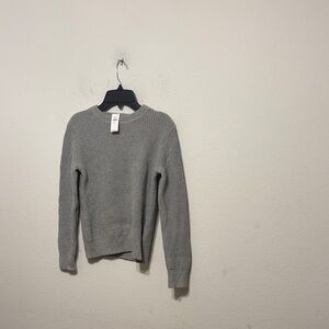 GAP Women's Gray Crew Neck Sweater